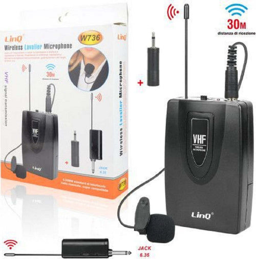 Microfono Lavalier Con Clip Wireless Amplificatore Vocale Portatile Vhf 30mt W736 Strumenti Musicali/Microfoni/A condensatore Trade Shop italia - Napoli, Commerciovirtuoso.it