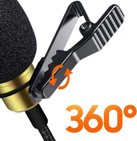 Microfono Lavalier Jack 3,5 Mm Suono Omnidirezionale A 360? Cavo 3 Metri Av3553m Elettronica/Informatica/Accessori/Accessori per audio e video/Microfoni per PC Trade Shop italia - Napoli, Commerciovirtuoso.it