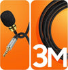 Microfono Lavalier Jack 3,5 Mm Suono Omnidirezionale A 360? Cavo 3 Metri Av3553m Elettronica/Informatica/Accessori/Accessori per audio e video/Microfoni per PC Trade Shop italia - Napoli, Commerciovirtuoso.it