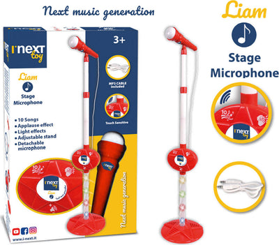 Microfono-Palcoscenico-MP3-Liam-red-I'Next