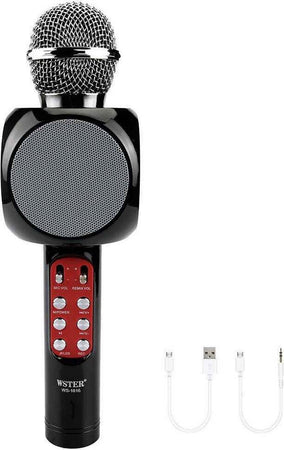 Microfono Portatile Wireless Con Bluetooth Karaoke Cassa Integrata Ws-1816 Elettronica e telefonia > Accessori Audio e Video > Microfoni Trade Shop italia - Napoli, Commerciovirtuoso.it