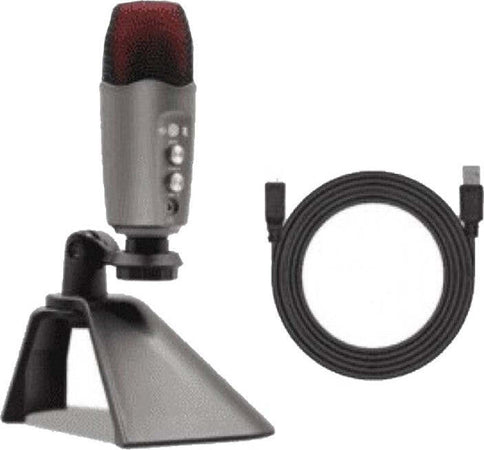 Microfono Professionale A Condensatore Da Tavolo Usb Per Studio Podcast Q-mic995 Strumenti Musicali/Microfoni/A condensatore Trade Shop italia - Napoli, Commerciovirtuoso.it