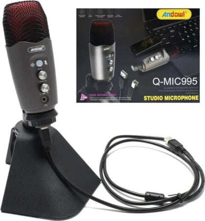 Microfono-Professionale-A-Condensatore-Da-Tavolo-Usb-Per-Studio-Podcast