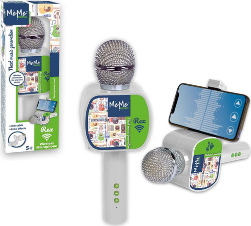 Microfono-Wireless-altoparlante-e-supporto-Rex-I'Next