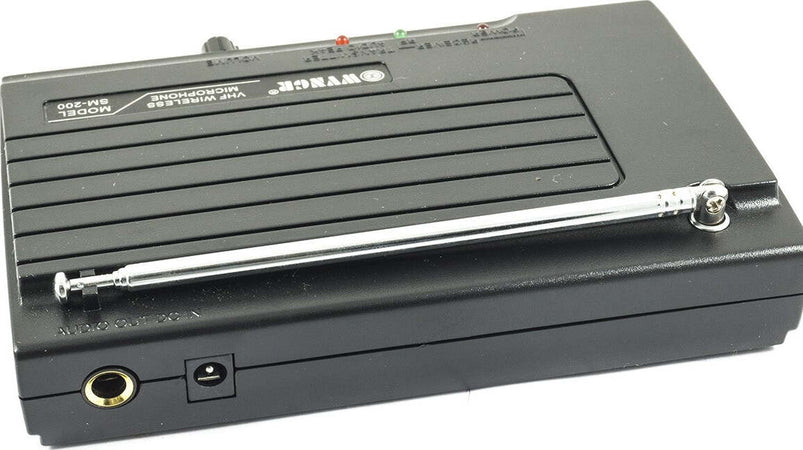 MICROFONO WIRELESS SENZA FILI CON CENTRALINA RICEVITORE KARAOKE RIUNIONI SM-200 Strumenti Musicali/Microfoni/Wireless Trade Shop italia - Napoli, Commerciovirtuoso.it