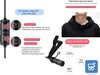 MICROFONO YICHUANG YC-VM40 PER REGISTRAZIONE LAVALIER A DOPPIA PORTA A 8 PIN LUNGHEZZA CAVO 6 M