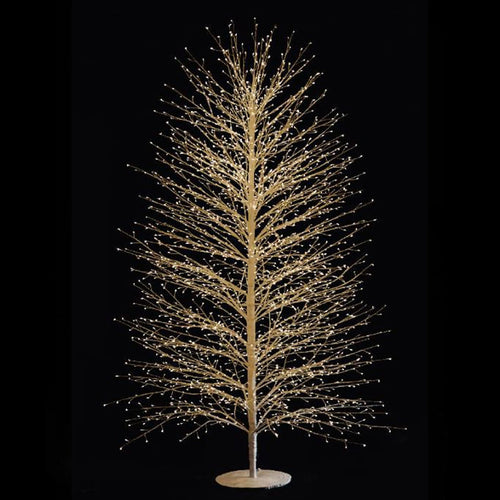 Albero luminoso con rami a microled luce calda da interno ed esterno