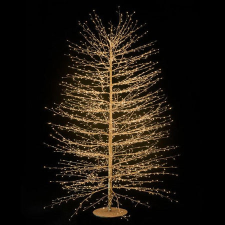 Albero luminoso con rami a microled luce calda da interno ed esterno