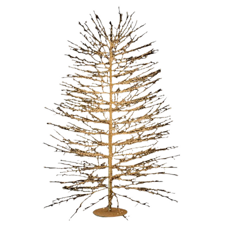 Albero luminoso con rami a microled luce calda da interno ed esterno