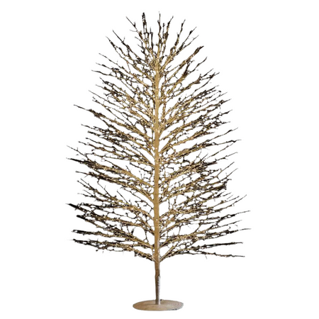Albero luminoso con rami a microled luce calda da interno ed esterno