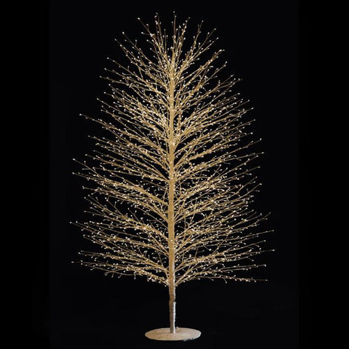 Albero luminoso con rami a microled luce calda da interno ed esterno