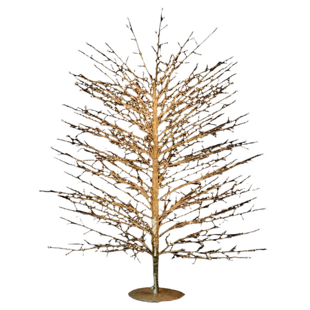 Albero luminoso con rami a microled luce calda da interno ed esterno