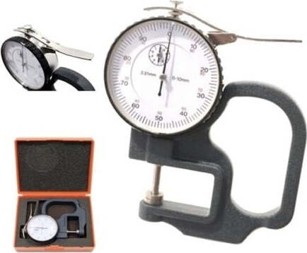 MICROMETRO SPESSIMETRO A LEVA CON QUADRANTE ANALOGICO A LANCETTA 0-10 X 30 mm Fai da te/Utensili elettrici e a mano/Strumenti di misura e layout/Misuratori/Spessimetri Trade Shop italia - Napoli, Commerciovirtuoso.it