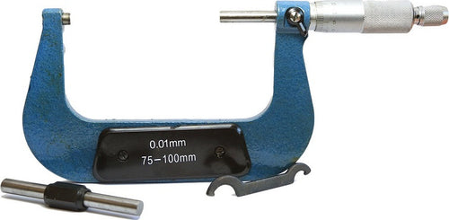 MICROMETRO SPESSIMETRO CENTESIMALE ANALOGICO PER ESTERNI 75-100MM 00.1 MM Fai da te/Utensili elettrici e a mano/Strumenti di misura e layout/Misuratori/Spessimetri Trade Shop italia - Napoli, Commerciovirtuoso.it