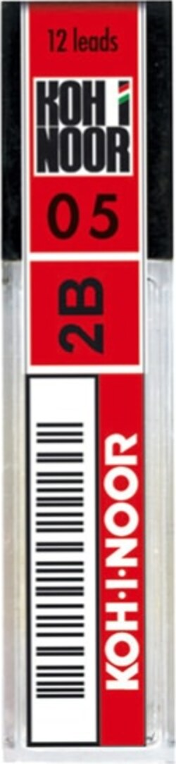 Micromine - mina 0 5mm - gradazione 2B - Koh I Noor - astuccio 12 mine [multipack] 12 pezzi Cancelleria e prodotti per ufficio/Penne matite scrittura e correzione/Matite/Mine per portamine Eurocartuccia - Pavullo, Commerciovirtuoso.it