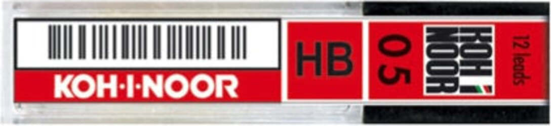 Micromine - mina 0 5mm - gradazione HB - Koh I Noor - astuccio 12 mine [multipack] 12 pezzi Cancelleria e prodotti per ufficio/Penne matite scrittura e correzione/Matite/Mine per portamine Eurocartuccia - Pavullo, Commerciovirtuoso.it