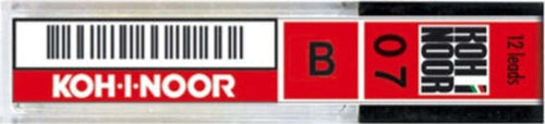 Micromine - mina 0 7mm - gradazione B - Koh I Noor - astuccio 12 mine [multipack] 12 pezzi Cancelleria e prodotti per ufficio/Penne matite scrittura e correzione/Matite/Mine per portamine Eurocartuccia - Pavullo, Commerciovirtuoso.it