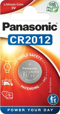 Micropila CR2012 - litio - Panasonic - blister 1 pezzo Elettronica/Pile e caricabatterie/Pile monouso Eurocartuccia - Pavullo, Commerciovirtuoso.it
