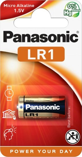 Micropila LR1 - 1 5V - alcalina - Panasonic - blister 1 pezzo Elettronica/Pile e caricabatterie/Pile monouso Eurocartuccia - Pavullo, Commerciovirtuoso.it