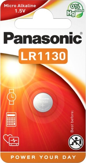 Micropila LR1130 - 1 5V - a pastiglia - Panasonic Elettronica/Pile e caricabatterie/Pile monouso Eurocartuccia - Pavullo, Commerciovirtuoso.it