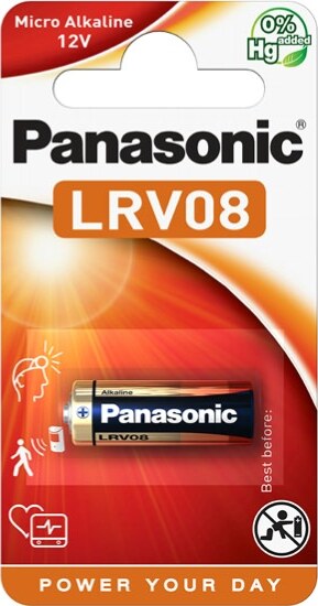 Micropila LRV08 - 12V - alcalina - Panasonic Elettronica/Pile e caricabatterie/Pile monouso Eurocartuccia - Pavullo, Commerciovirtuoso.it