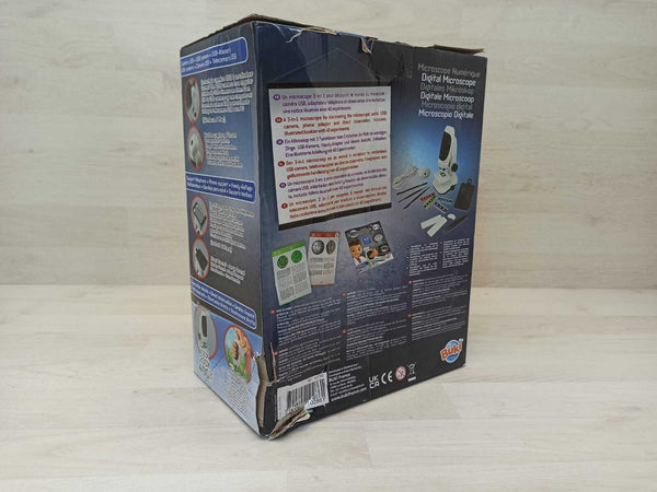 Microscopio Digitale 400x per Bambini 8+ con Camera USB e Supporto per Smartphone - EX DEMO - No Libretto Istruzioni