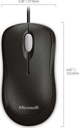 Microsoft-Ready-Mouse-Basic-Optical-P58-00059-Nero