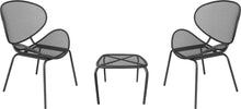 MIDDLE---set-tavolo-in-metallo-cm-41x41x43,5-h-con-2-sedute-Grigio-scuro-Milani-Home