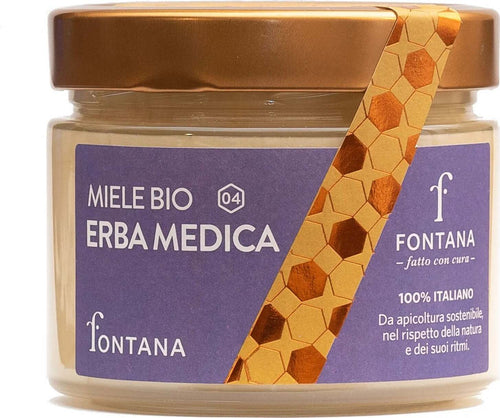 Miele Biologico Erba Medica 400 gr. Alimentari e cura della casa/Marmellate miele e creme spalmabili/Miele MariTea bottega del Tè - Lodi, Commerciovirtuoso.it