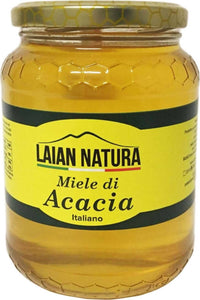 Miele di Acacia Artigianale Italiano Miele Grezzo Fatto in Italia Miele Puro Liquido Miele dolcificante dolce LAIAN NATURA -Torre Annunziata, Commerciovirtuoso.it