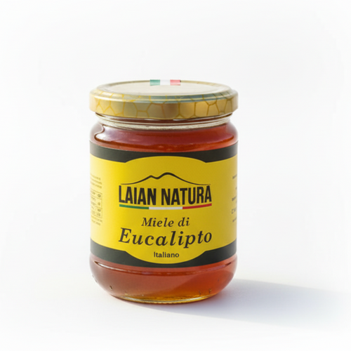 Miele di Eucalipto Italiano Miele Puro Artigianale Grezzo Dolcificante Naturale Fatto in Italia Laian Natura