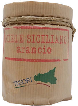 Miele di Sicilia Arancio 250g Miele Italiano Prodotto in Italia da Api 100% Italiane Miele Naturale Tradizionale di Arancia miele Tesori Di Sicilia - Nicosia, Commerciovirtuoso.it