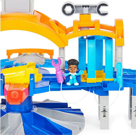 Mighty-Express,-La-Stazione-Centrale,-Playset-Mission-Station,-Con-Treno-Esclusivo-Nate,-Luci-E-Suoni,-Giocattolo-Per-Bambini-3+-Spin-Master
