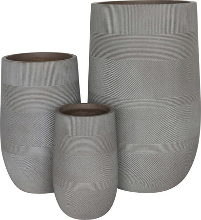 MIGUEL---set-di-3-vasi-Taupe-Milani-Home