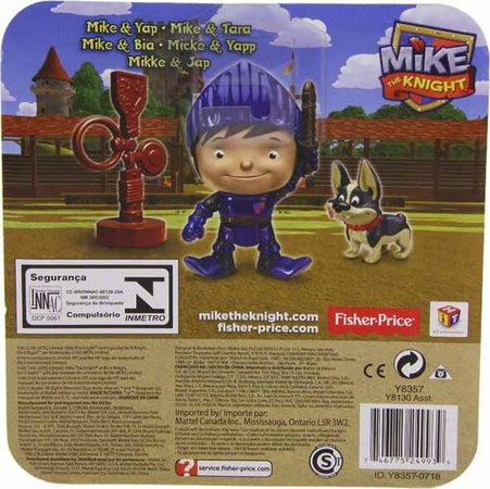 Mike-The-Knight-Yap-Training-post-Il-Cavaliere-Personaggio-Gioco-Fisher-Price