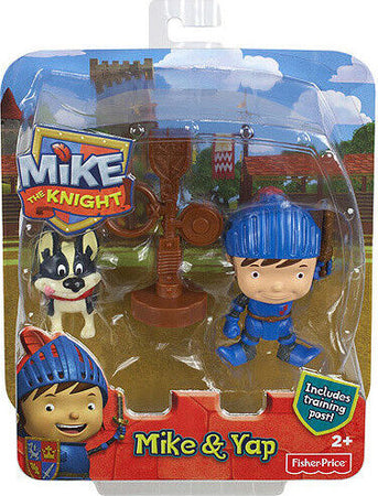 Mike-The-Knight-Yap-Training-post-Il-Cavaliere-Personaggio-Gioco-Fisher-Price