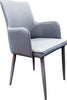 MILE---poltrona-moderna-in-ecopelle-Grigio-chiaro-Milani-Home