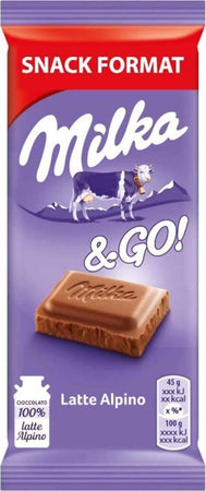 Milka 32x Tavolette Milka & Go Al Latte Tavoletta Formatto Mini 45 Gr Confezione Da 32 Pz Alimentari e cura della casa/Snack dolci e salati/Cioccolata/Barrette/Tavolette Franco Pausa Caffè - Albano Laziale, Commerciovirtuoso.it