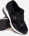 Mina - Sneakers con elastico e zeppa