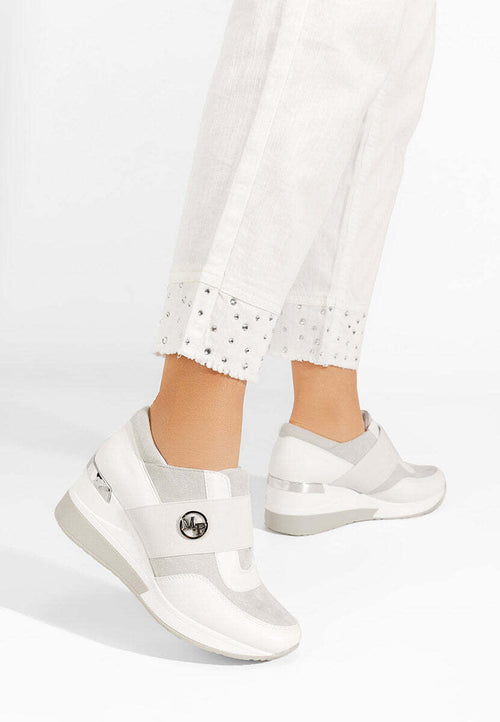 Mina - Sneakers con elastico e zeppa