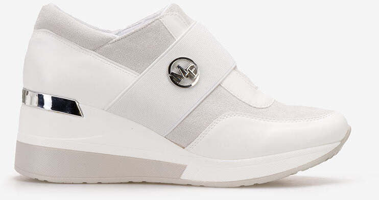 Mina - Sneakers con elastico e zeppa