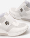 Mina - Sneakers con elastico e zeppa