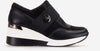 Mina - Sneakers con elastico e zeppa