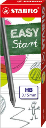 Mine Easystart - mina 3 15mm - gradazione HB - Stabilo - astuccio 6 mine Cancelleria e prodotti per ufficio/Penne matite scrittura e correzione/Matite/Mine per portamine Eurocartuccia - Pavullo, Commerciovirtuoso.it