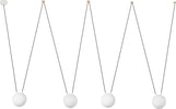 MINE GLASS SPACE 4L Sospensione bianca Illuminazione/Illuminazione per interni/Lampadari lampade a sospensione e plafoniere/Lampade a sospensione Led Mall Home - Napoli, Commerciovirtuoso.it
