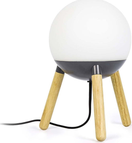 MINE PC Lampada da tavolo grigia Illuminazione/Illuminazione per interni/Lampade/Lampade da tavolo e abat-jour Led Mall Home - Napoli, Commerciovirtuoso.it