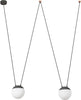 MINE PC SPACE 2L Sospensione grigia Illuminazione/Illuminazione per interni/Lampadari lampade a sospensione e plafoniere/Lampade a sospensione Led Mall Home - Napoli, Commerciovirtuoso.it