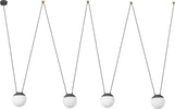 MINE PC SPACE 4L Sospensione grigio scuro Illuminazione/Illuminazione per interni/Lampadari lampade a sospensione e plafoniere/Lampade a sospensione Led Mall Home - Napoli, Commerciovirtuoso.it