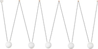 MINE PC SPACE 5L Sospensione bianca Illuminazione/Illuminazione per interni/Lampadari lampade a sospensione e plafoniere/Lampade a sospensione Led Mall Home - Napoli, Commerciovirtuoso.it