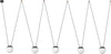 MINE PC SPACE 5L Sospensione grigio scuro Illuminazione/Illuminazione per interni/Lampadari lampade a sospensione e plafoniere/Lampade a sospensione Led Mall Home - Napoli, Commerciovirtuoso.it
